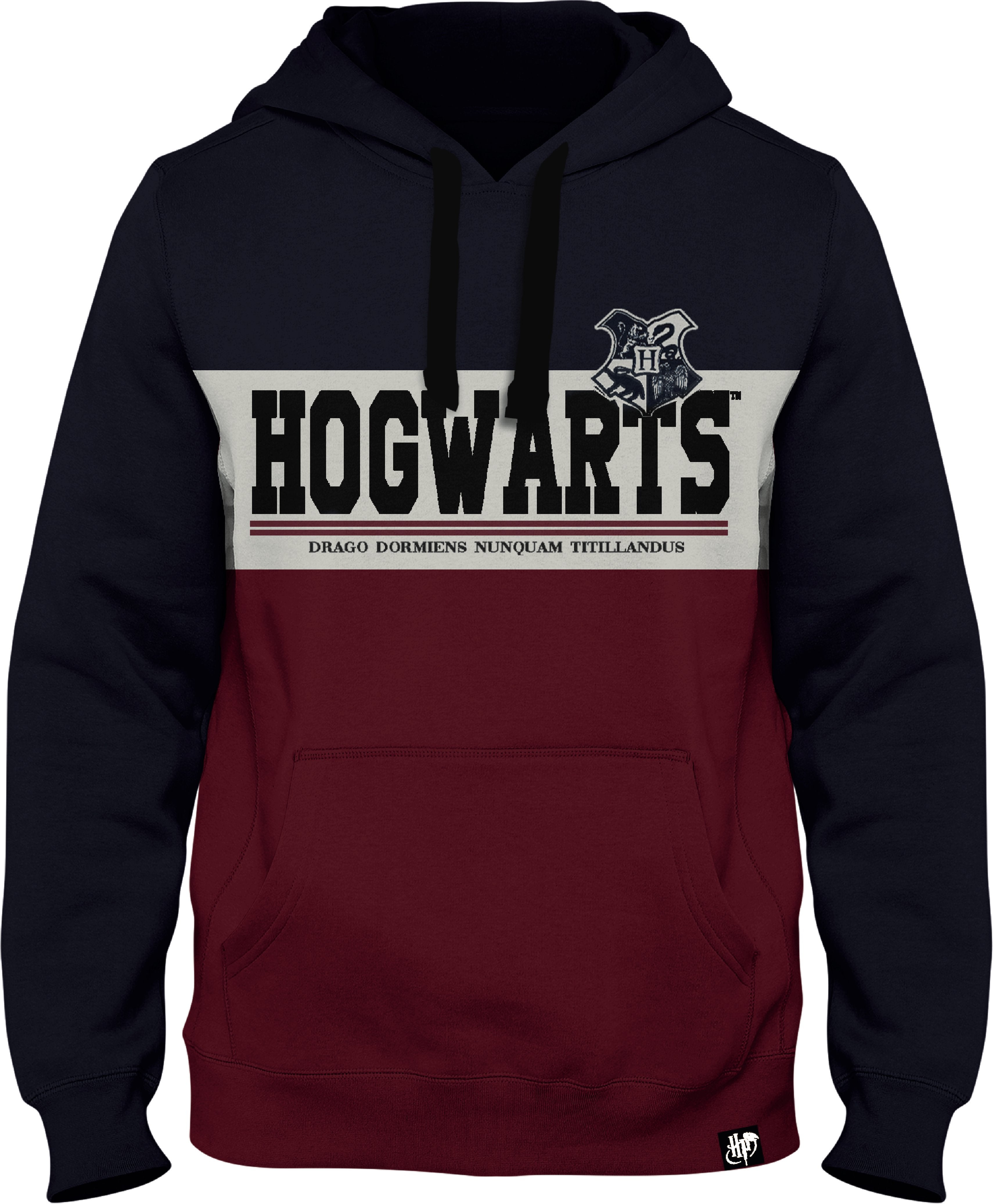 Harry Potter - Sweat Bordeaux Hommes Emblème Poudlard - M - flash vidéo