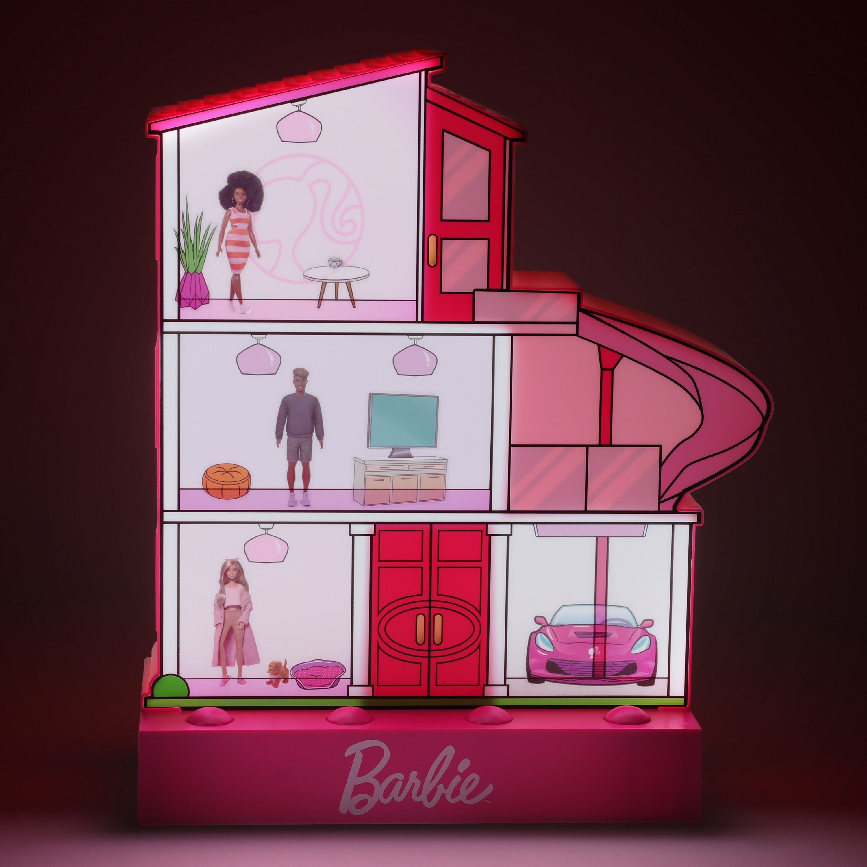 Barbie - Lampe Maison de Rêve avec Autocollants - flash vidéo