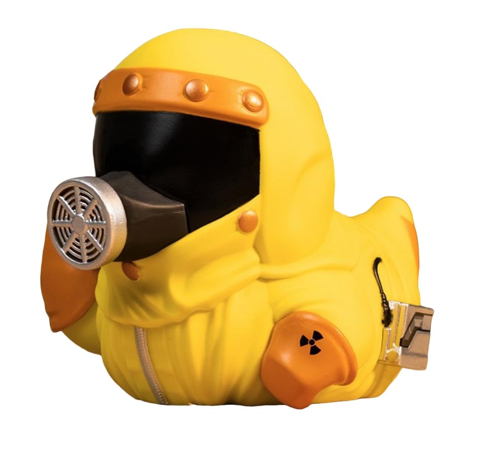 TUBBZ Canard de bain - Retour vers le Futur - Marty Costume Anti-Radiation - flash vidéo