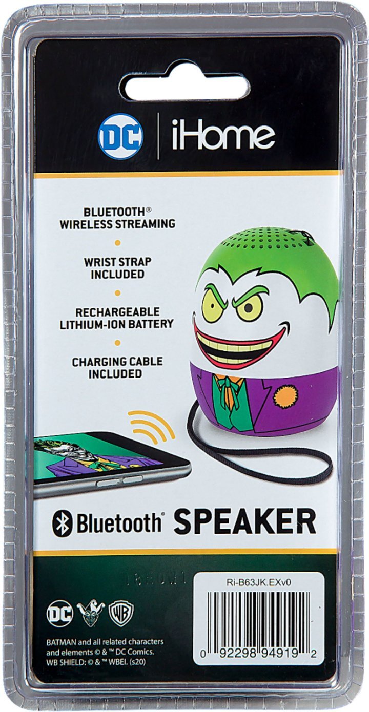 DC Comics - Mini enceinte Bluetooth Joker - flash vidéo