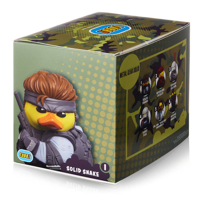 TUBBZ Canard de bain à collectionner - Metal Gear Solid - Solid Snake (Édition standard) - flash vidéo