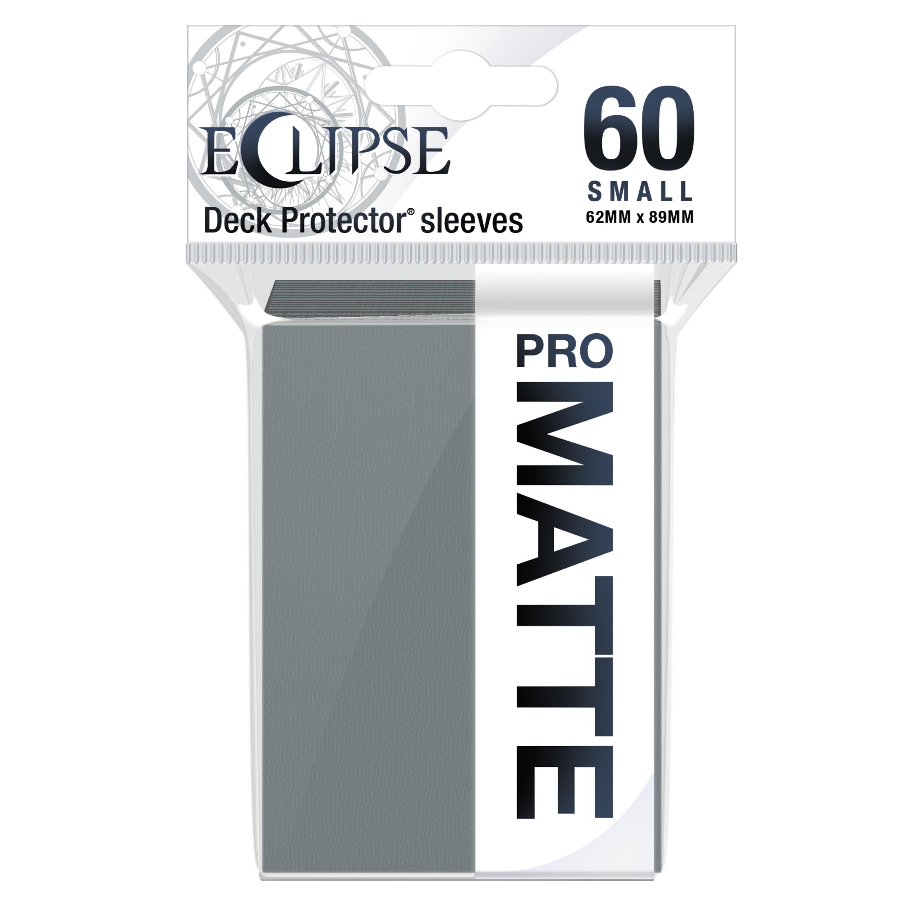 Ultra Pro - Eclipse Matte Sachet de 60 protèges cartes petit format Gris Fumée (62 x 89 mm) - flash vidéo