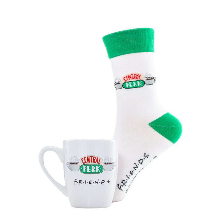 Friends - Coffret cadeau avec tasse 315ml et paire de chaussette EU 36-41 "Central Perk" - flash vidéo