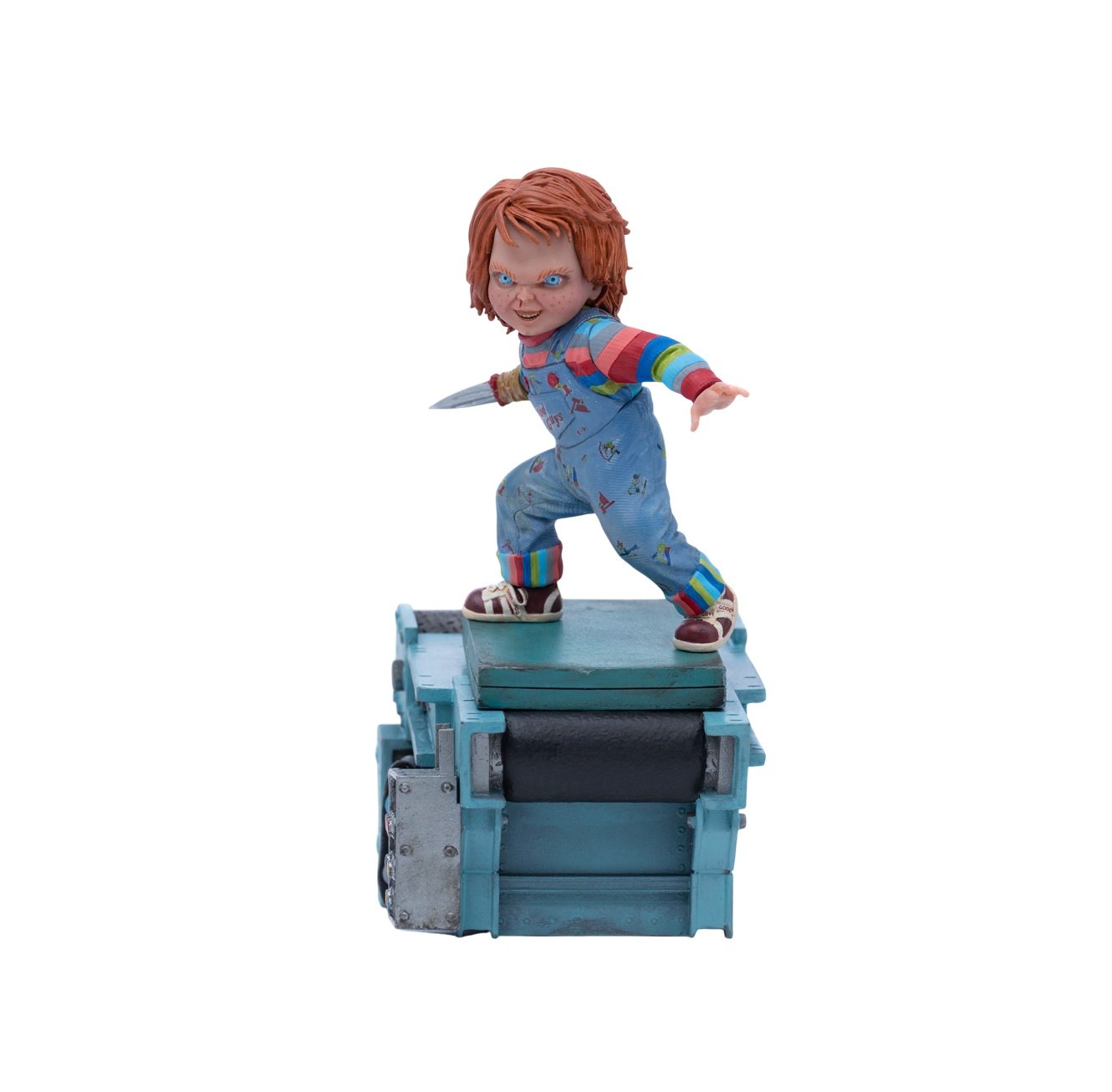 Iron Studios - Arts Scale 1/10 - Child's Play II - Chucky Statue 15cm - flash vidéo