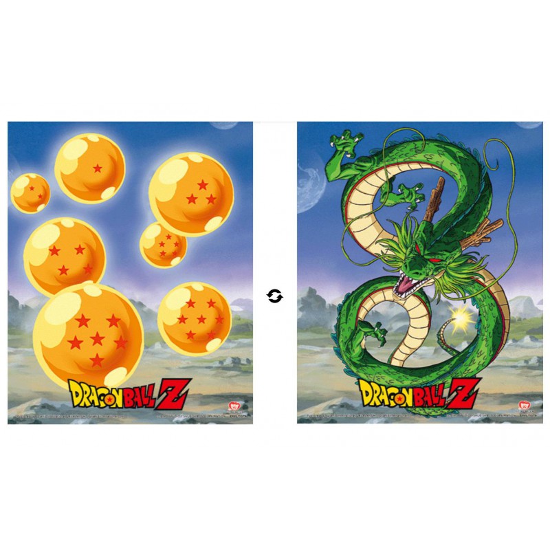Dragon Ball Z - Affiche lenticulaire 3D Shenron déchaîné - flash vidéo