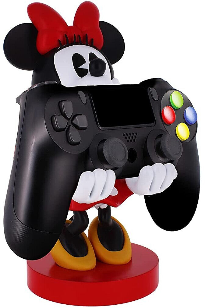 Cable Guys - Disney - Mickey et ses amis - Minnie Mouse Support Chargeur pour Téléphone et Manette - flash vidéo