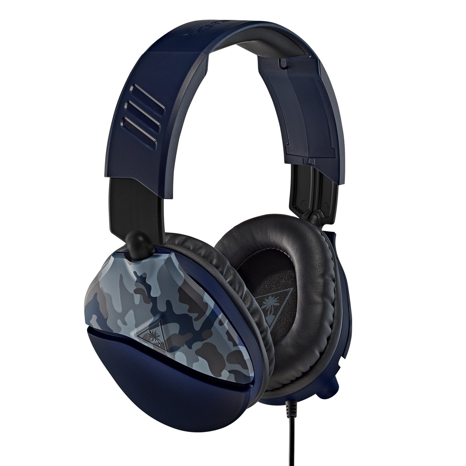 Turtle Beach - Casque de jeu filaire Recon 70 Camo Bleu pour PS5, PS4, Xbox Series X|S, Xbox One, Switch et Mobile - flash vidéo