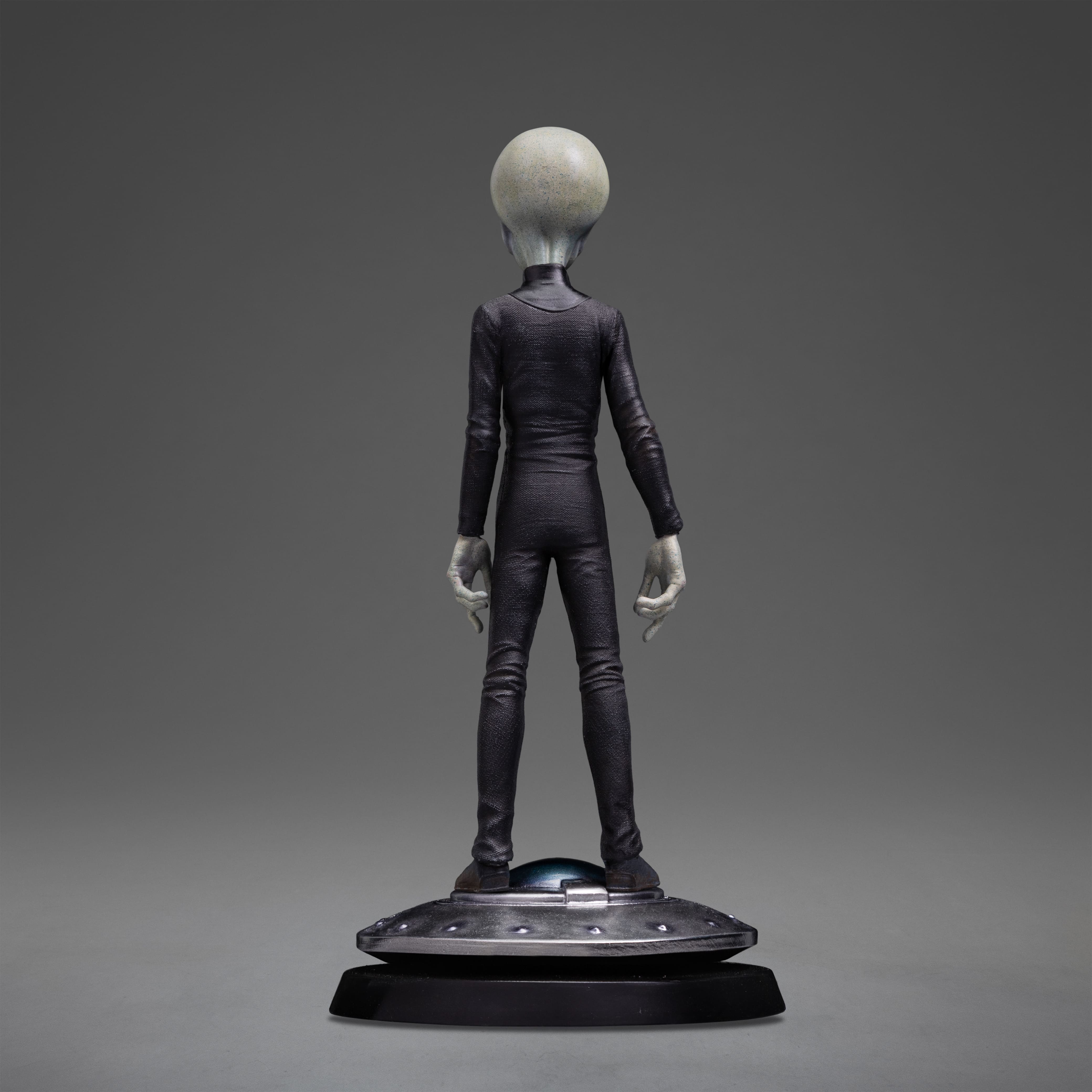 Iron Studios - Art Scale 1/10 - I Want to Believe - Alien Gris Statue 21cm - flash vidéo