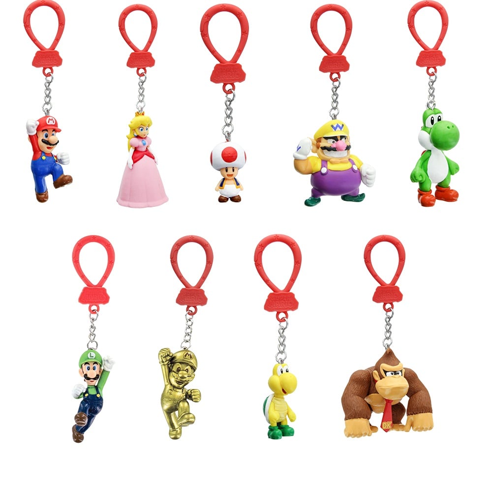 Nintendo - Super Mario Backpack Buddies (CDU de 24pcs) - flash vidéo
