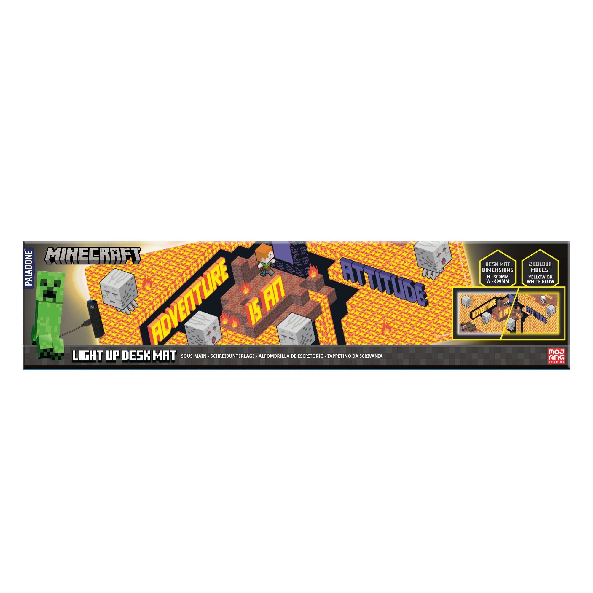 Minecraft - Tapis de souris RGB - flash vidéo
