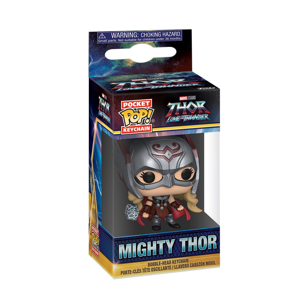 Funko Pocket Pop! Keychain: Thor: Love and Thunder - Mighty Thor ENG Merchandising - flash vidéo