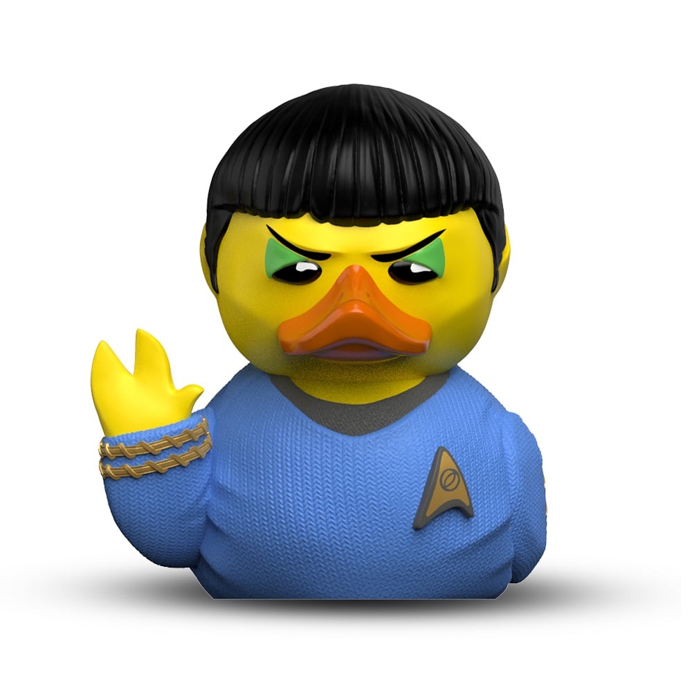 Numskull - Mini TUBBZ Canard de bain - Star Trek - Spock (Édition baignoire) - 8cm - flash vidéo