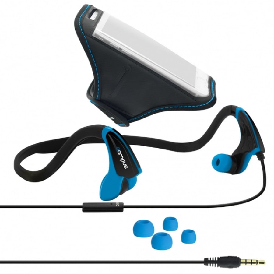 Campus Ecouteurs audio RUNFIT noir - flash vidéo