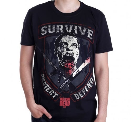 The Walking Dead - Survive T-Shirt - S - flash vidéo