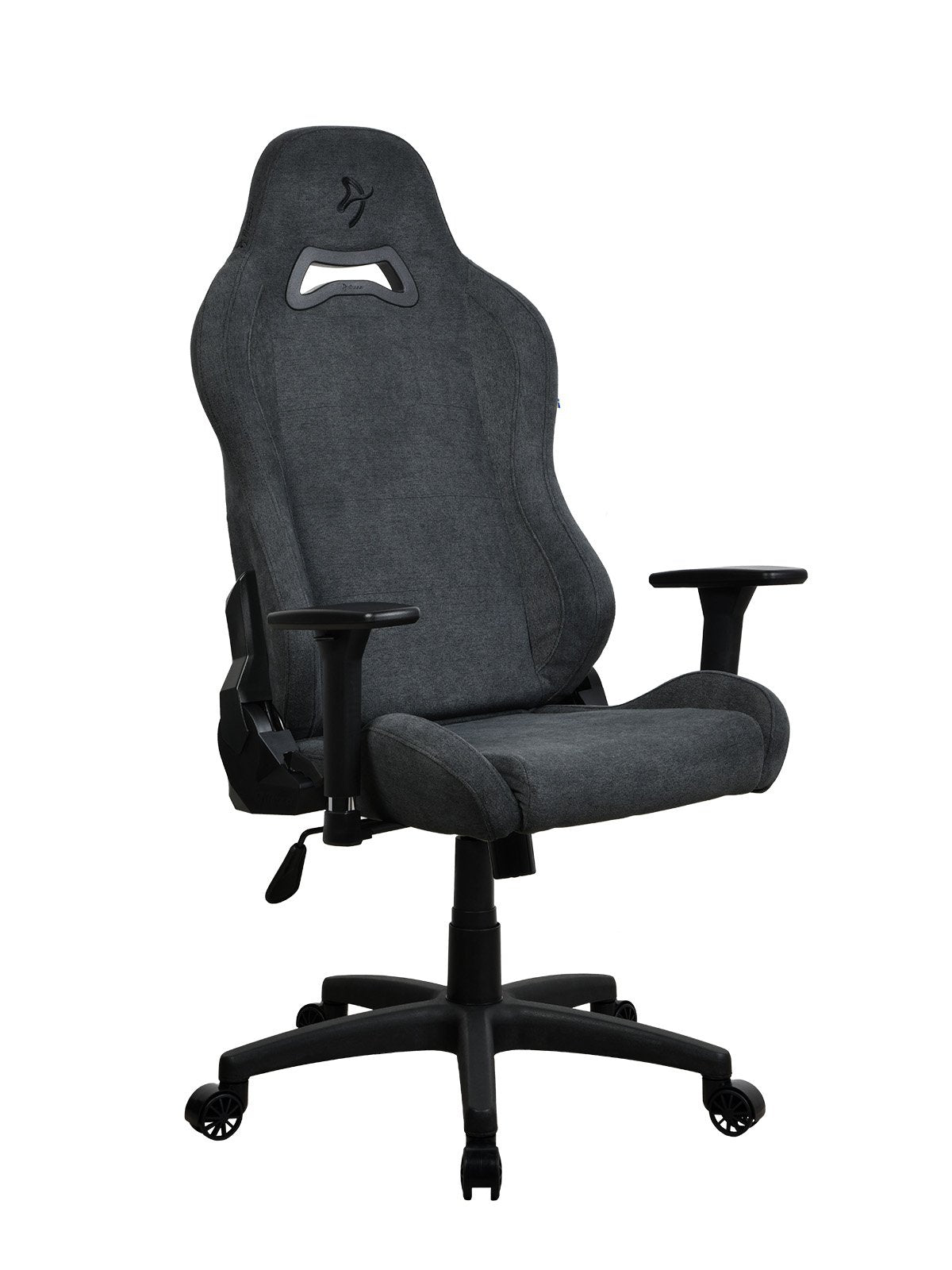 Arozzi Torretta - Chaise Gaming en tissu souple - Gris Sombre V2 - flash vidéo