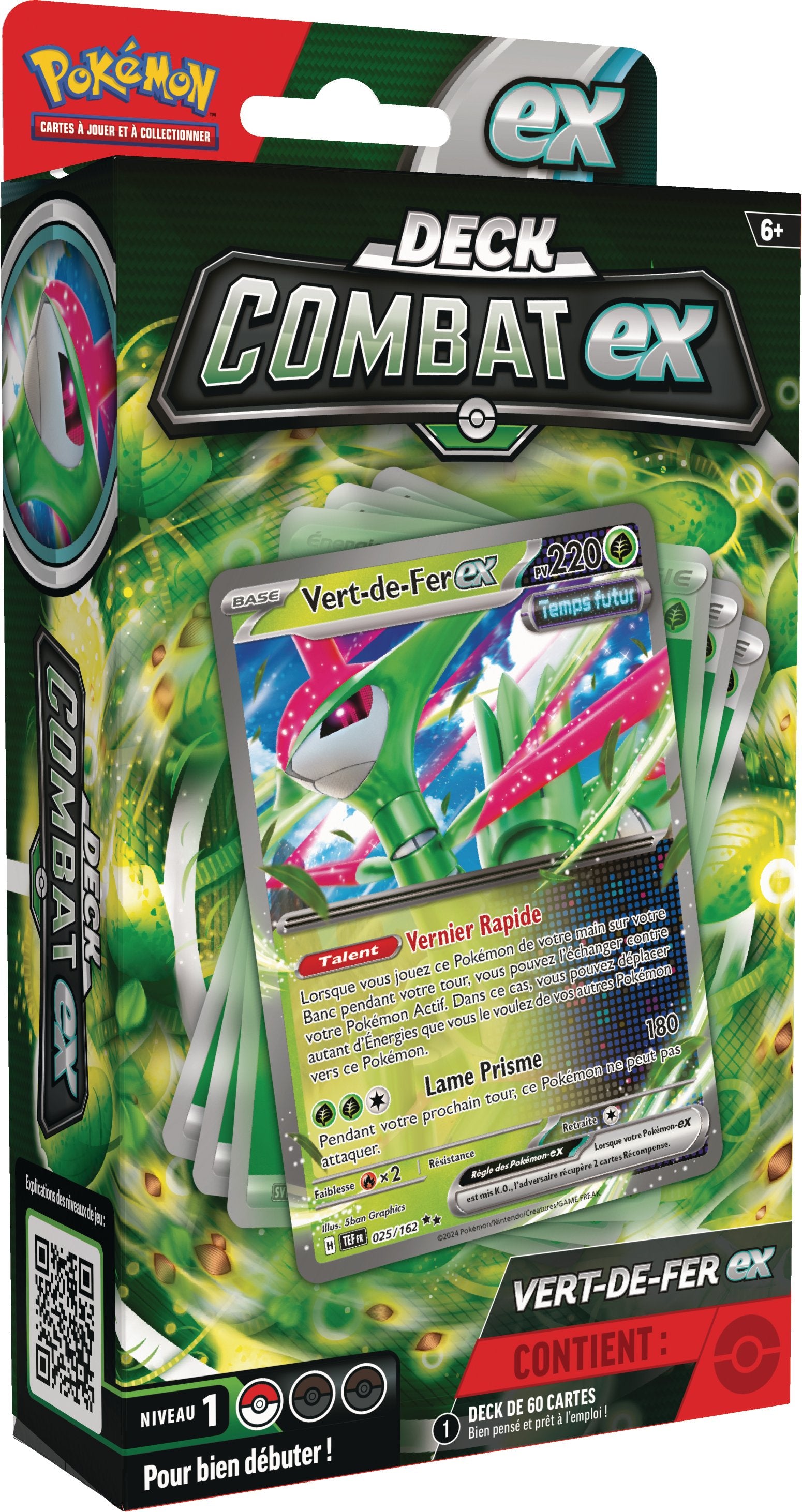 Pokémon JCC - Deck Combat Vert-de-Fer-ex et Tokorico-ex (1x deck aléatoire) - flash vidéo