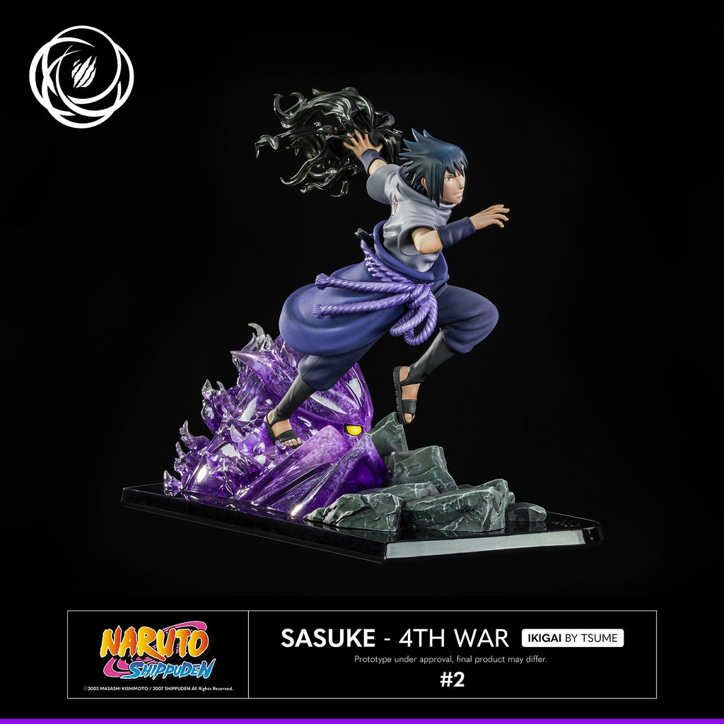 Naruto Shippuden - Statue IKIGAI Sasuke 4th War - flash vidéo