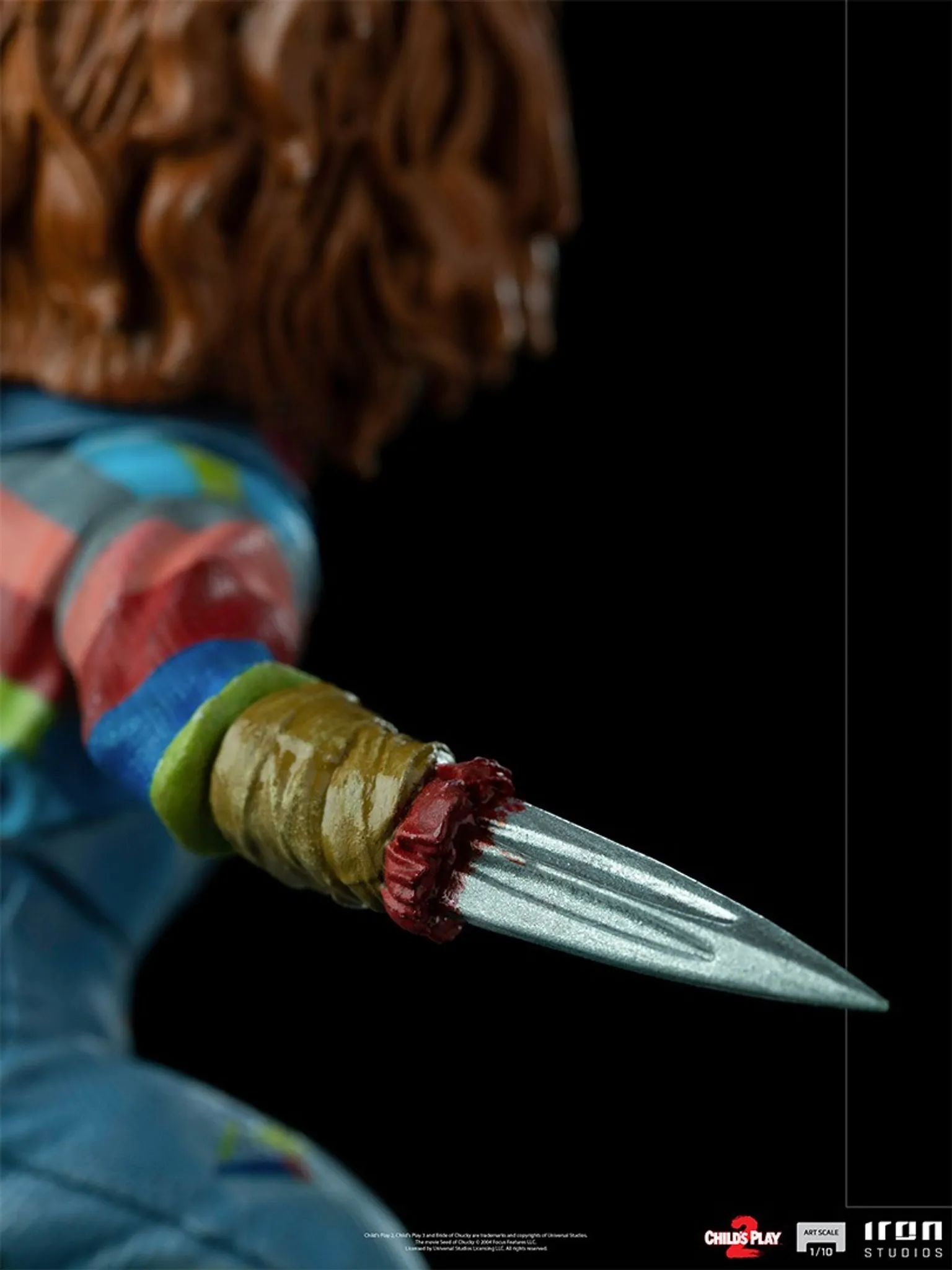 Iron Studios - Arts Scale 1/10 - Child's Play II - Chucky Statue 15cm - flash vidéo