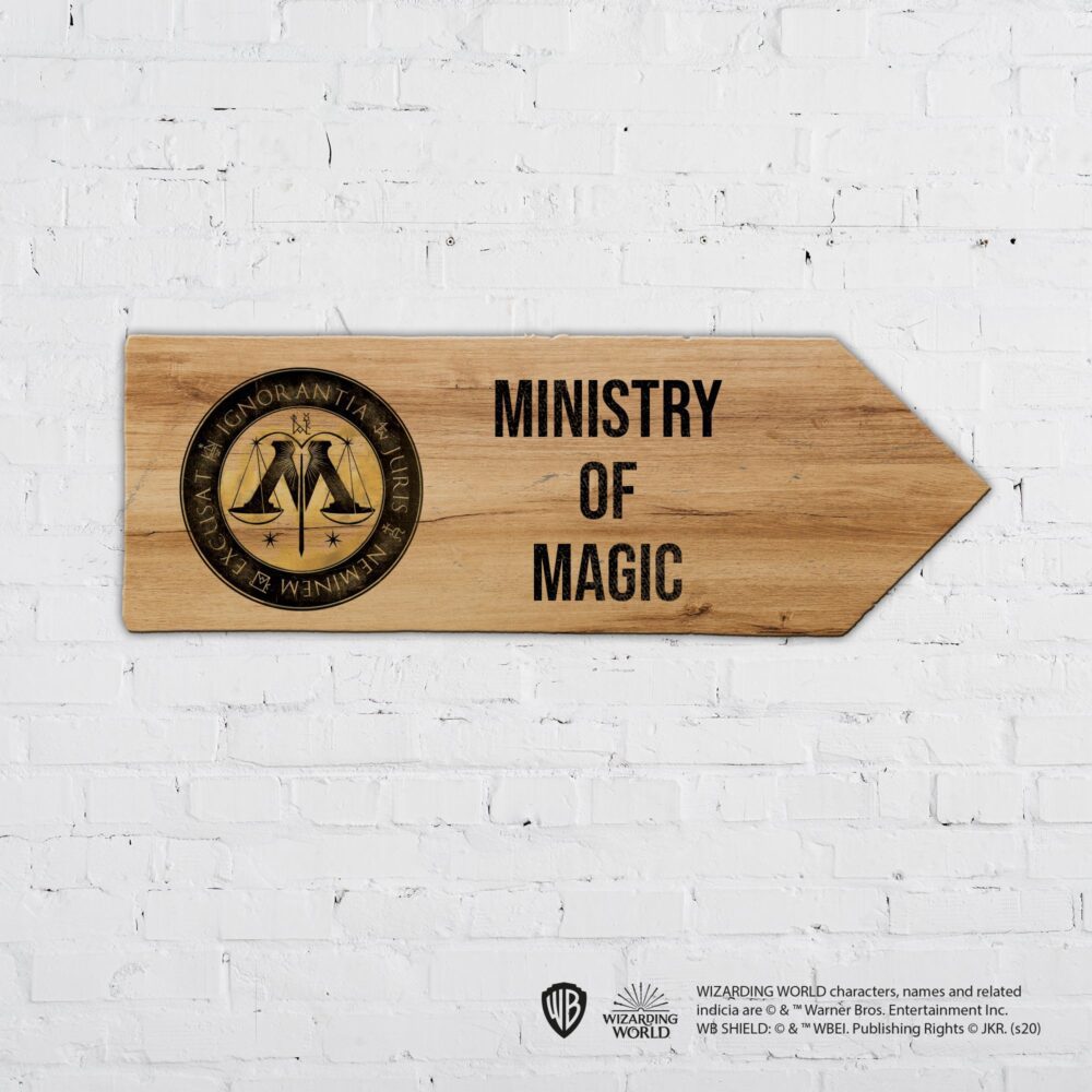 Wizarding World - Harry Potter - Panneau - Ministère de la Magie - flash vidéo