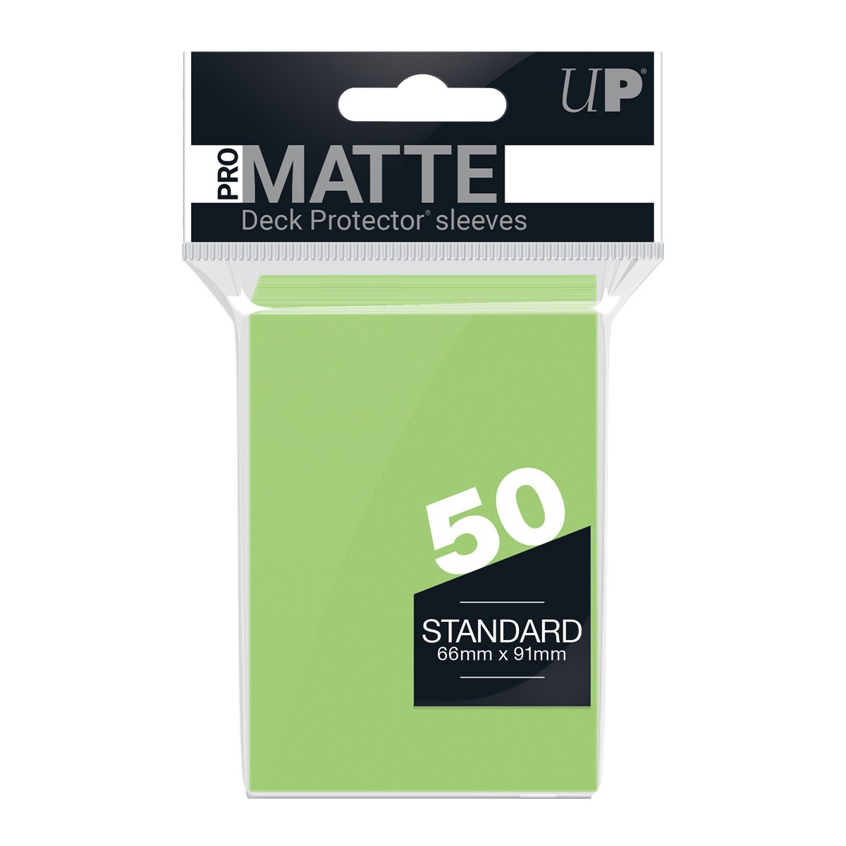 Ultra Pro - PRO-Matte Sachet de 50 protèges cartes standard Vert citron (66 x 91 mm) - flash vidéo