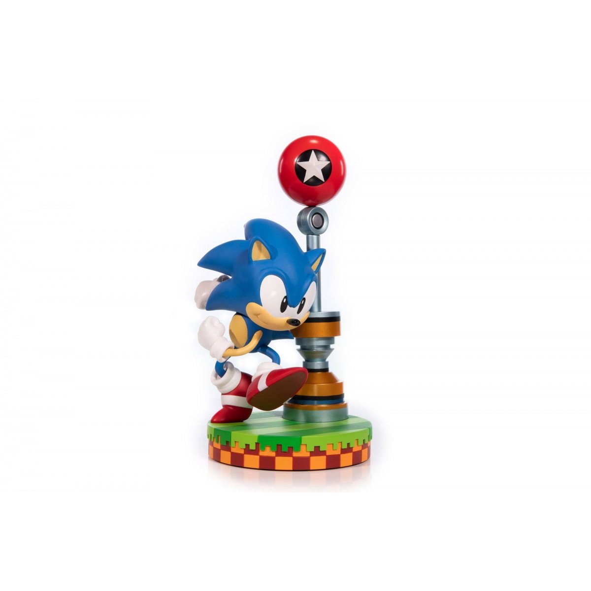 First 4 Figures - Sonic The Hedgehog - Sonic Diorama Statue Edition Standard 26cm - flash vidéo