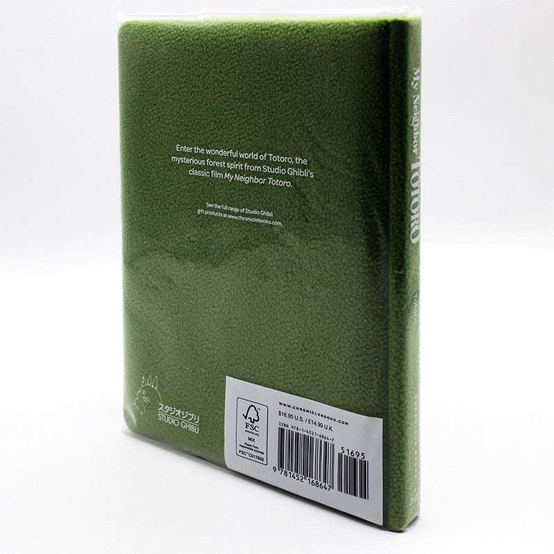 Ghibli - Mon voisin Totoro - Carnet à couverture en feutrine brodée Totoro - flash vidéo