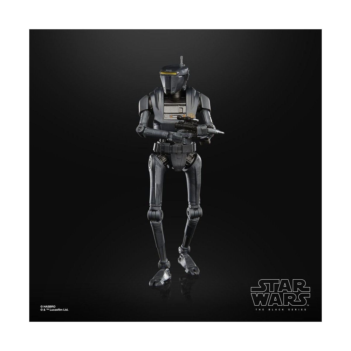 Star Wars The Black Series - Figurine d'action de Droïde de sécurité de la Nouvelle République 15cm - flash vidéo