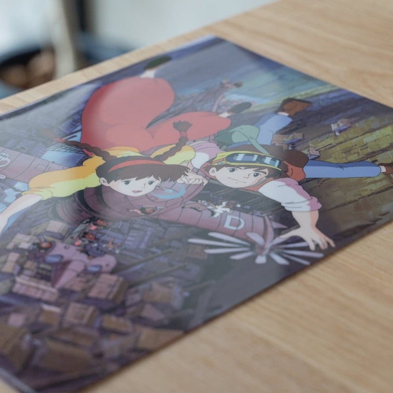 Ghibli - Le Château Dans Le Ciel - Chemise A4 Pouvoir du Cristal - flash vidéo