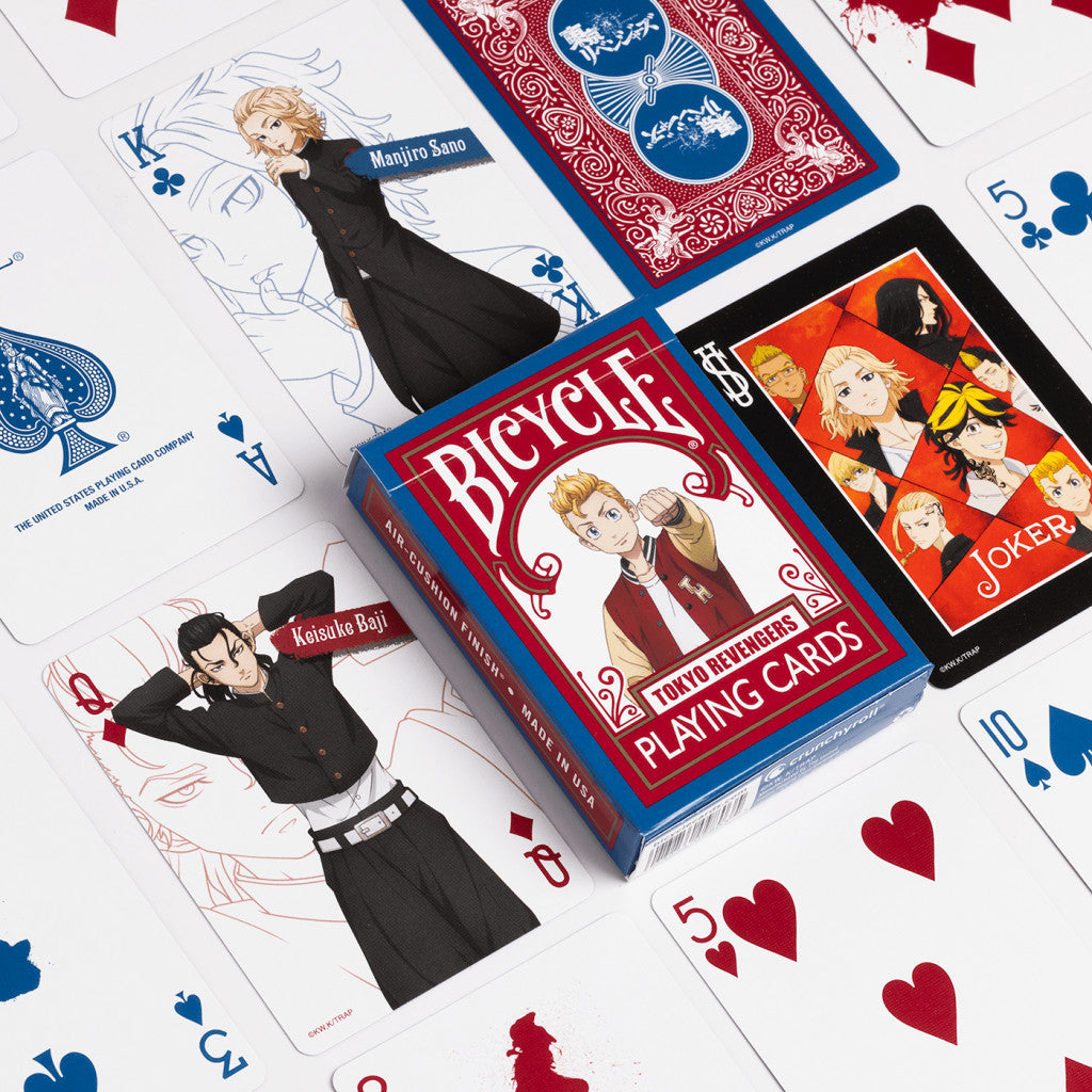 Bicycle - Carte de jeu Standard 56 pièce(s) Tokyo Revengers - flash vidéo