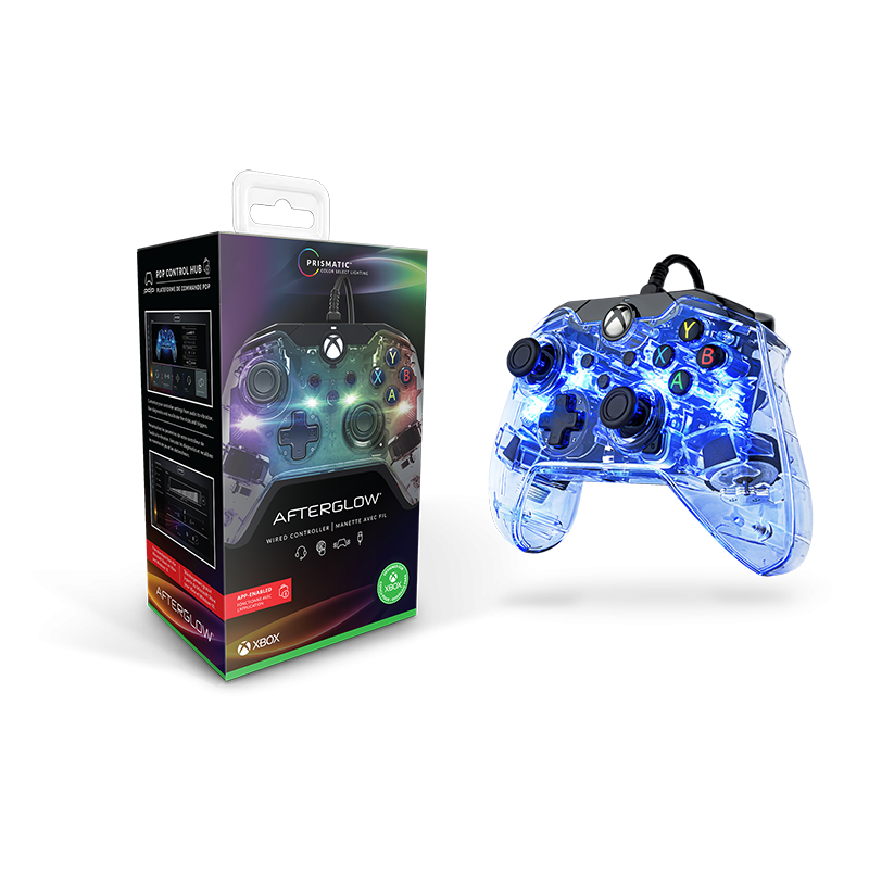PDP - Manette filaire Afterglow Prismatic pour Xbox Series X|S et Xbox One - flash vidéo