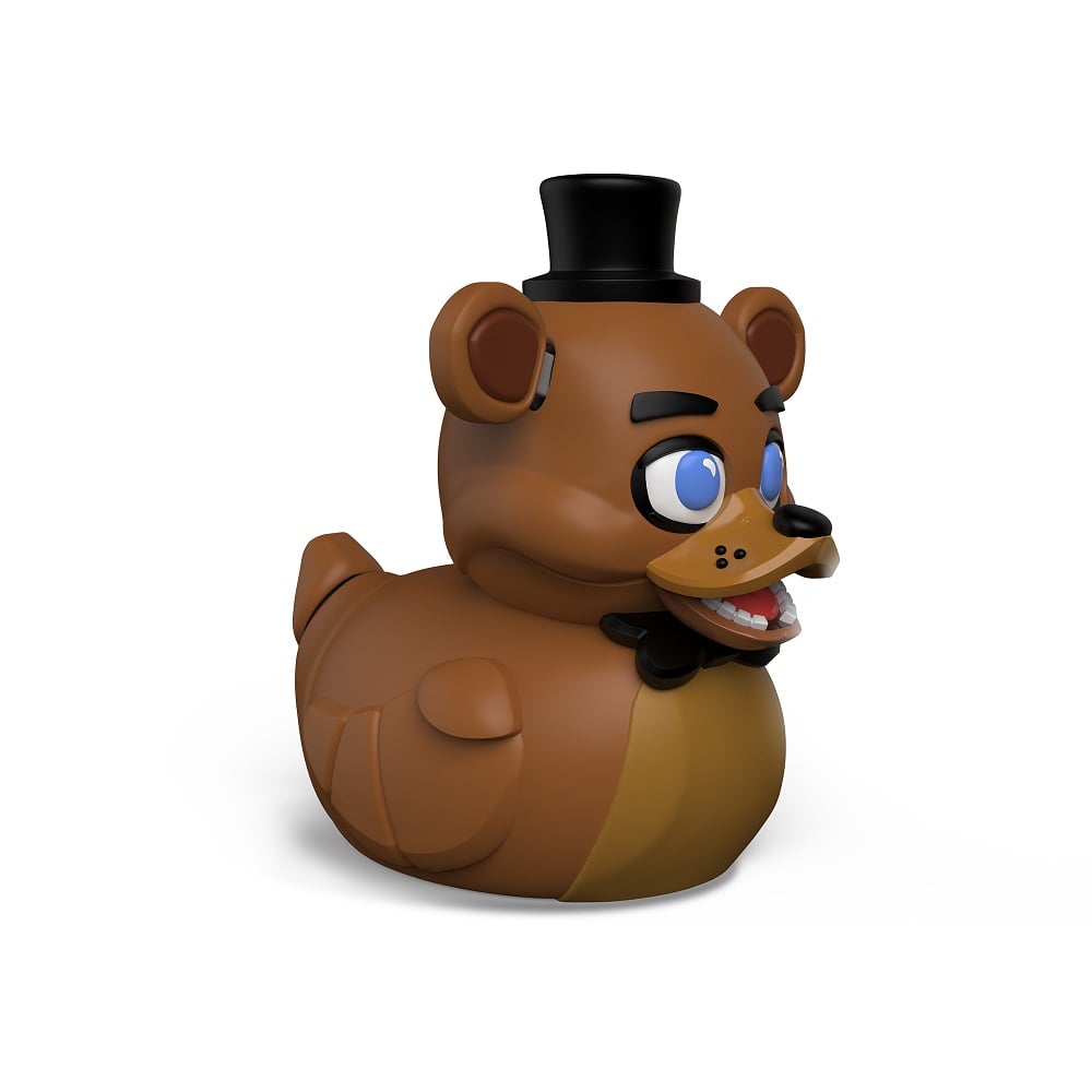 Numskull - Mini TUBBZ Canard de bain - Five Nights at Freddy's - Freddy (Édition baignoire) - 8cm - flash vidéo