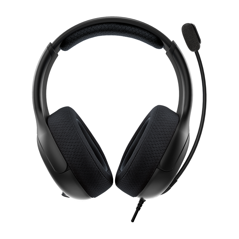 PDP - Casque de jeu stéréo filaire LVL50 Noir pour Xbox Series X|S, Xbox One et PC - flash vidéo