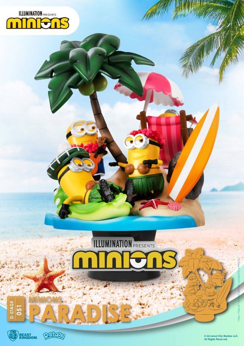 Universal - Diorama-051 - Paradis des Minions - flash vidéo