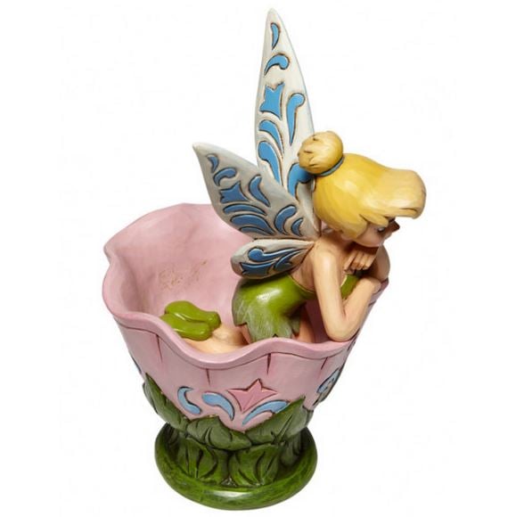 ENESCO - Disney Fée Clochette Assise sur une Fleur Figurine - flash vidéo