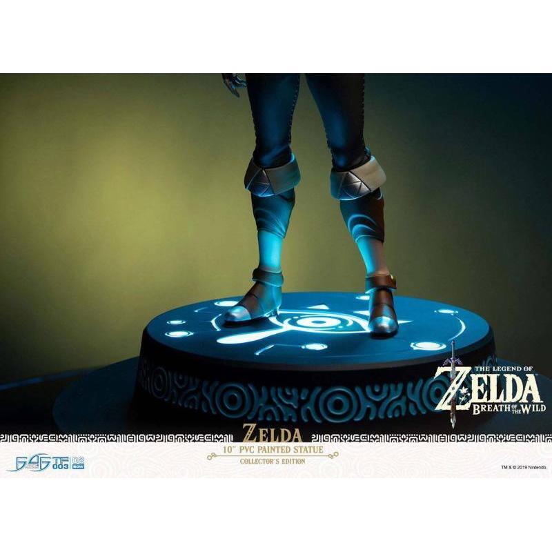 First 4 Figures - The Legend of Zelda : Breath of the Wild - Princesse Zelda Statue Edition Collector 25cm - flash vidéo