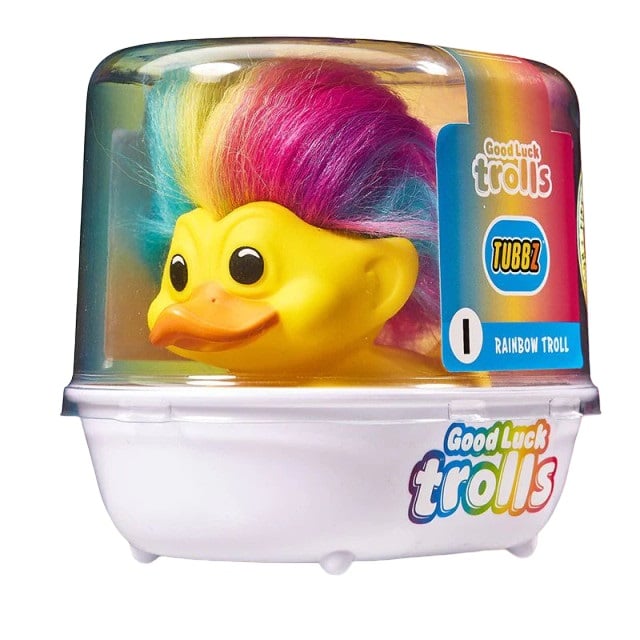 TUBBZ Canard de bain - Trolls - Troll Arc-en-ciel - flash vidéo