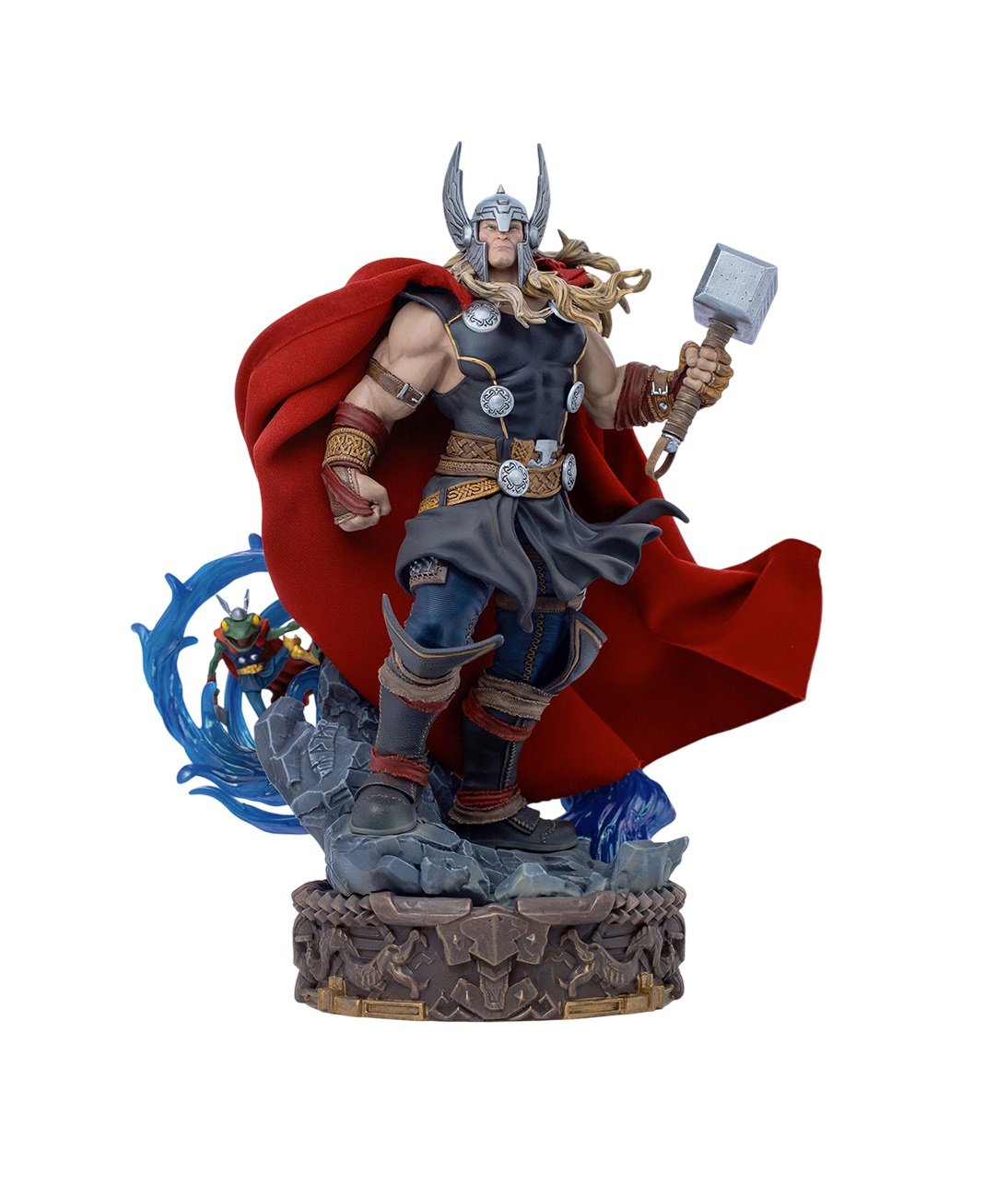 Iron Studios - Deluxe Arts Scale 1/10 - Marvel - Thor Unleashed Statue 28cm - flash vidéo