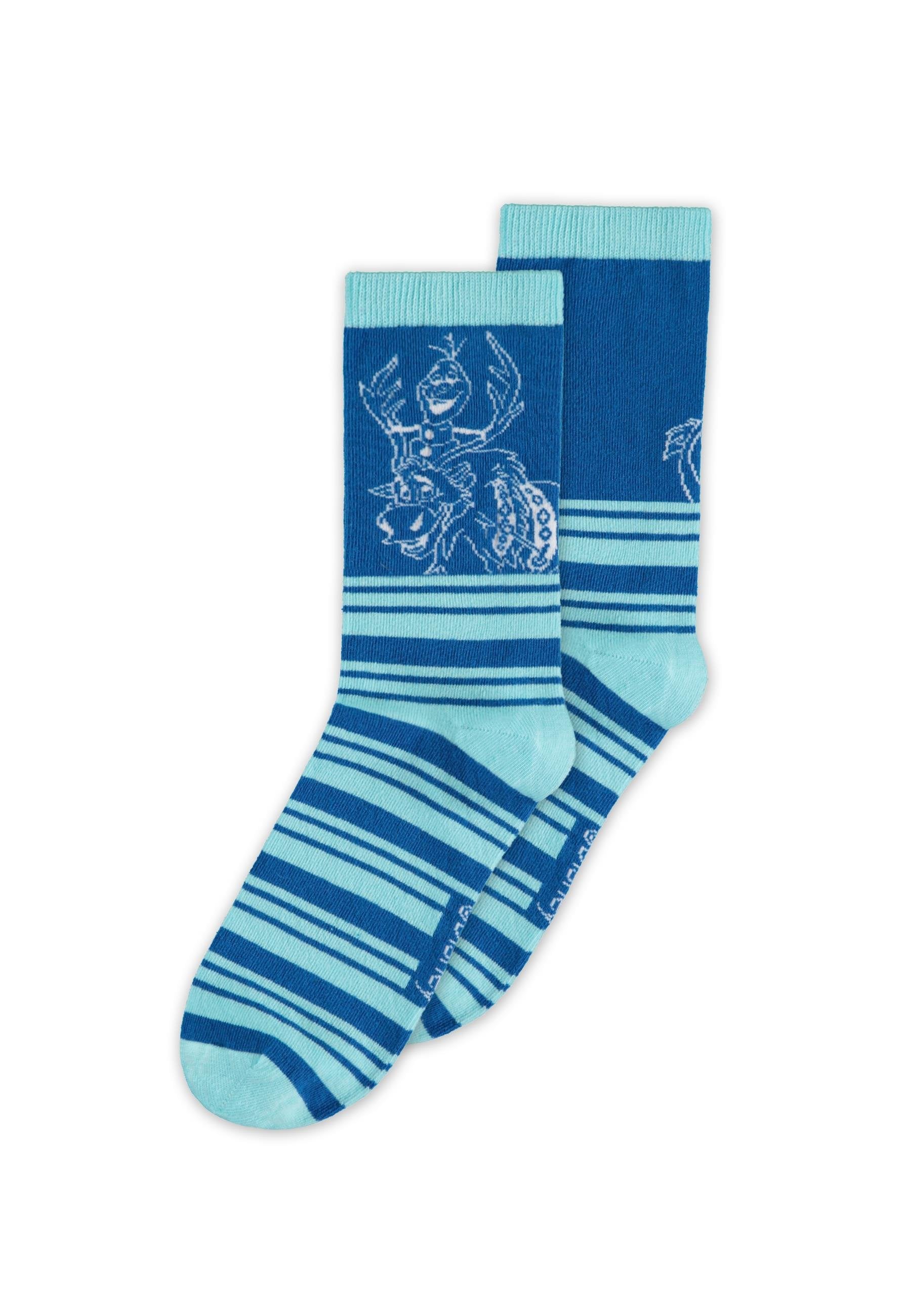 Disney - La Reine des neiges - Pack de 3 paires de chaussettes (Taille 39/42) - flash vidéo