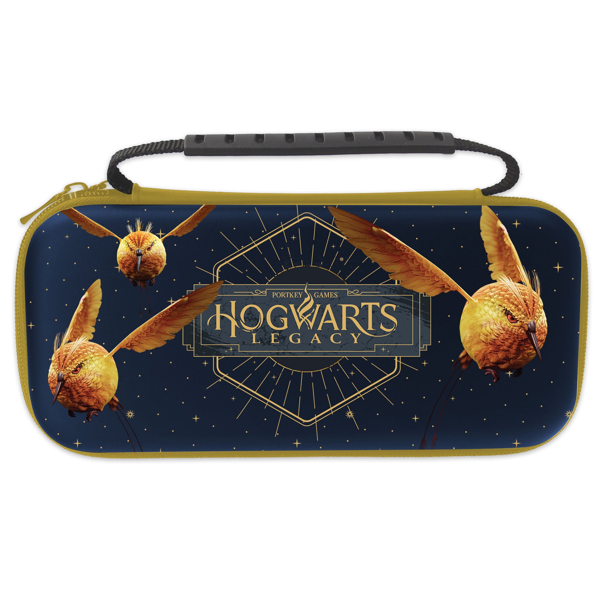 Hogwarts Legacy - Vif d'or - Sacoche de transport XL pour Nintendo Switch et Switch OLED - flash vidéo