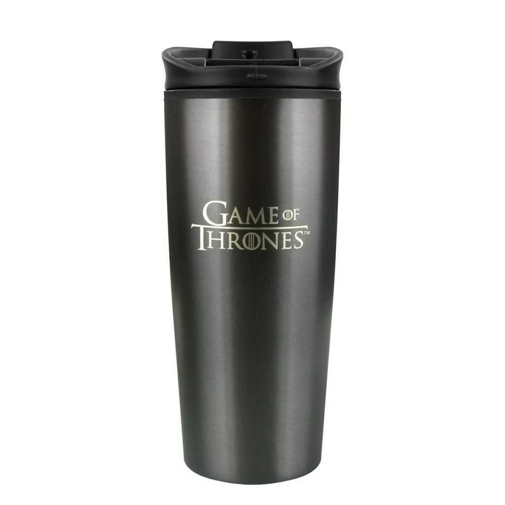 Game of Thrones - Je bois et je sais des choses Mug transportable en métal 450ml - flash vidéo