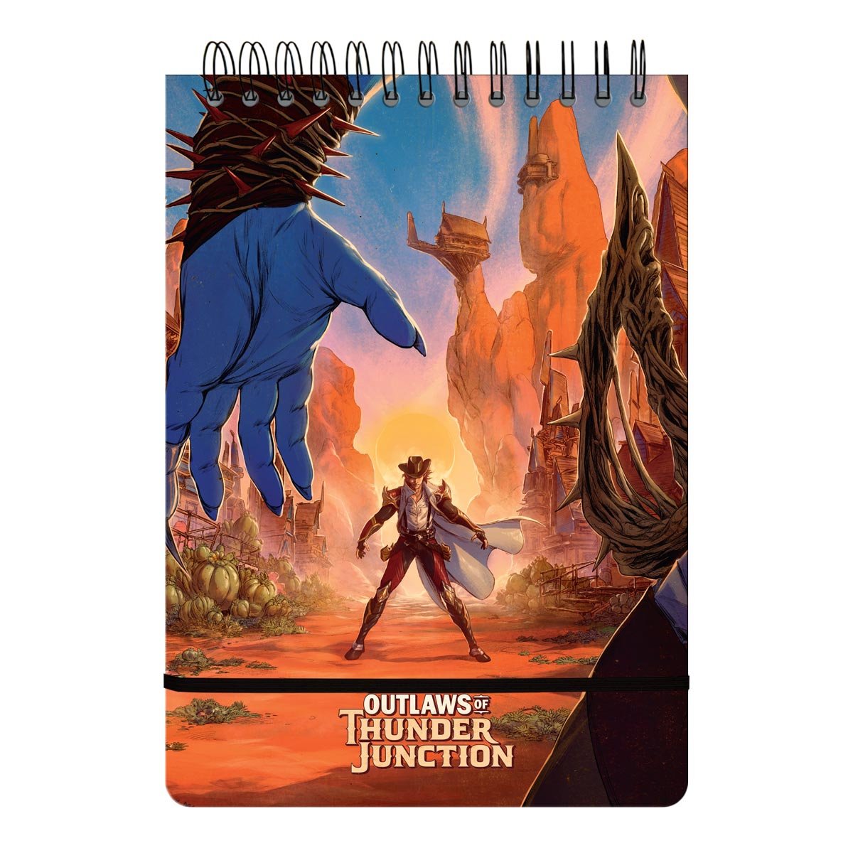 Ultra Pro - Magic: The Gathering - Outlaws of Thunder Junction - Cahier à spirale - L'affrontement d'Oko et Kellan - flash vidéo