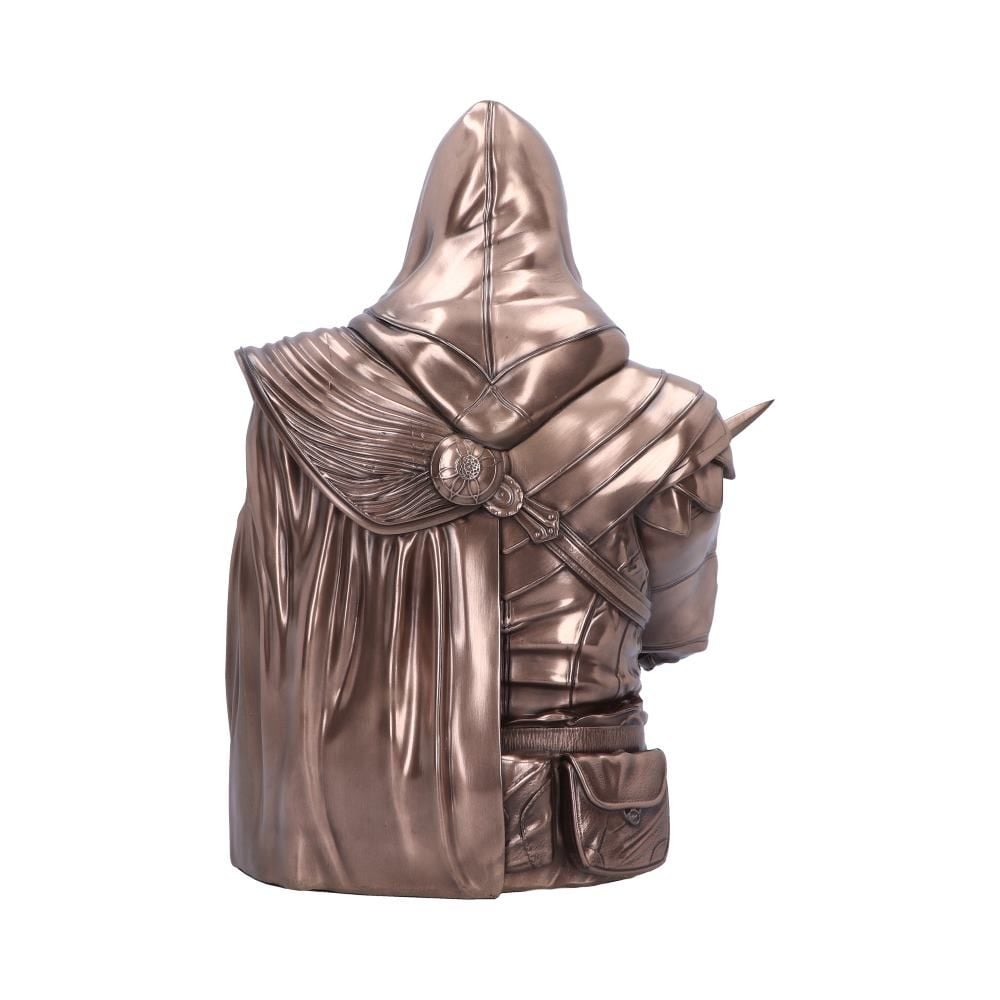 Assassin's Creed - Boîte en forme de buste de Ezio Auditore da Firenze (Finition en bronze) 30cm - flash vidéo