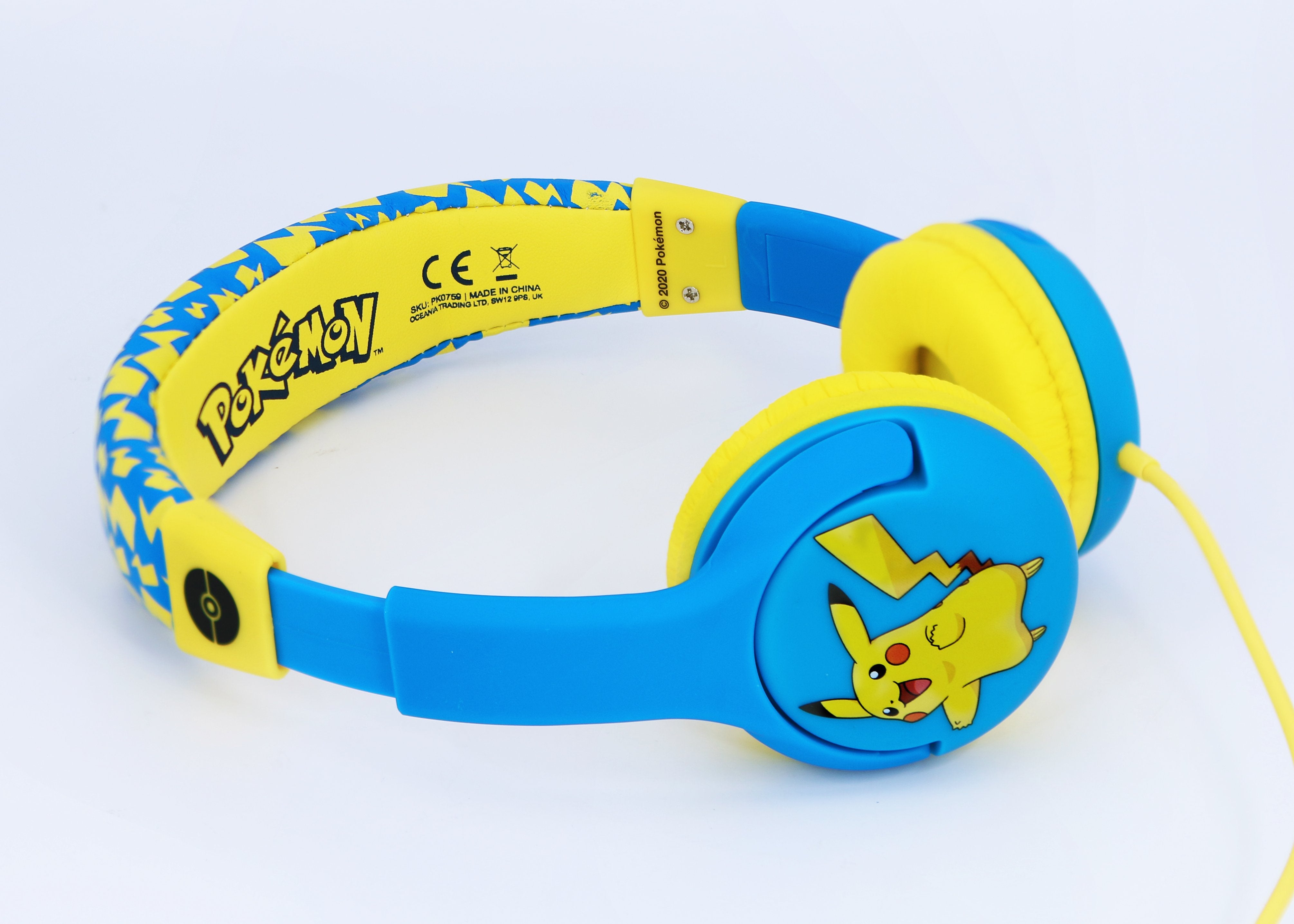 Pokémon - Casque audio Pikachu pour enfants - flash vidéo