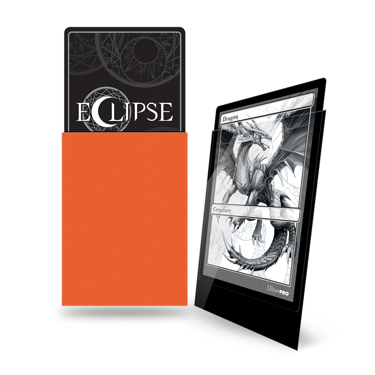 Ultra Pro - Eclipse Gloss Sachet de 100 protèges cartes standard Orange Citrouille (66 x 91 mm) - flash vidéo