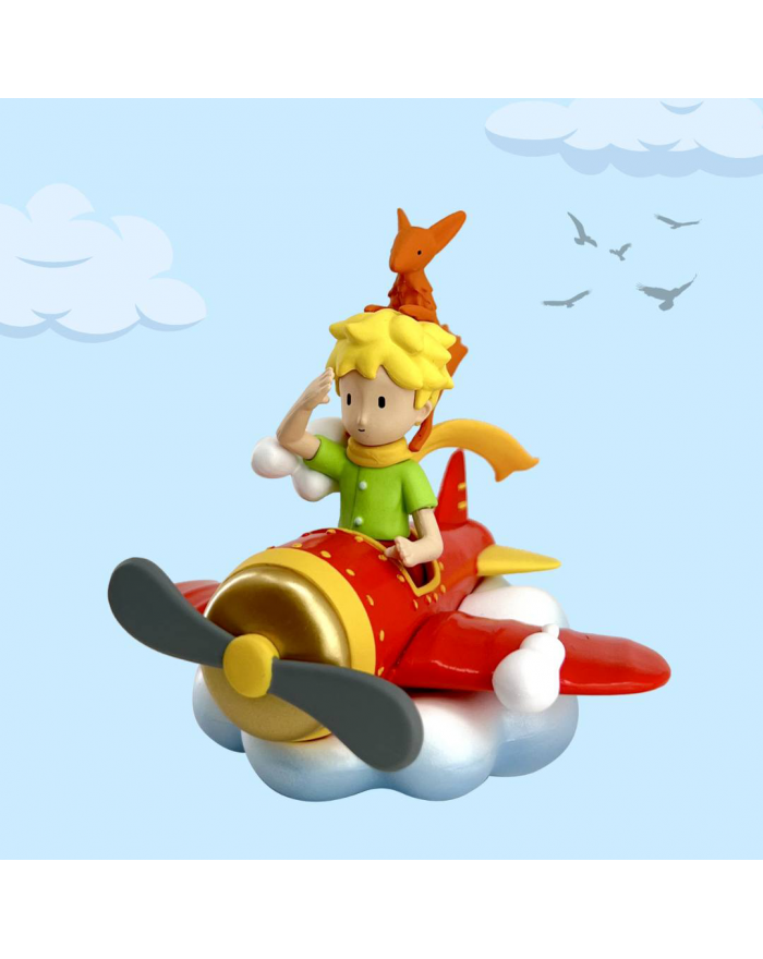 Plastoy - Le Petit Prince - Le Petit Prince et le Renard en avion Figurine - flash vidéo