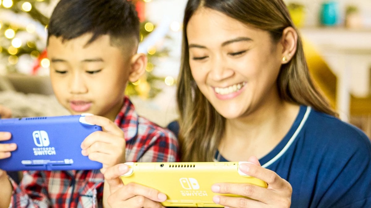 Nintendo Switch Lite Blue - flash vidéo