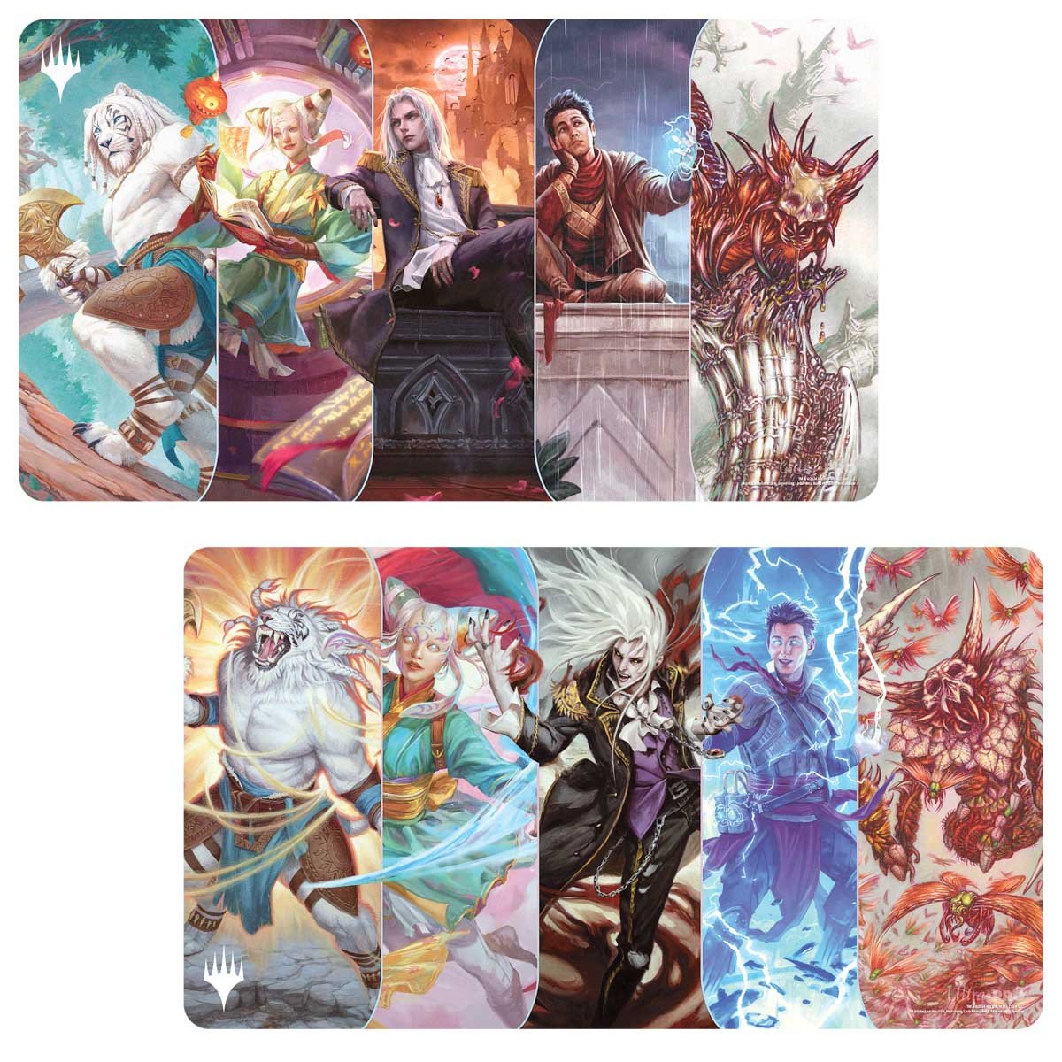 Ultra Pro - Magic: The Gathering - Modern Horizons 3 - Tapis de jeu Double Face Collage Planeswalker (60 x 34 cm) - flash vidéo