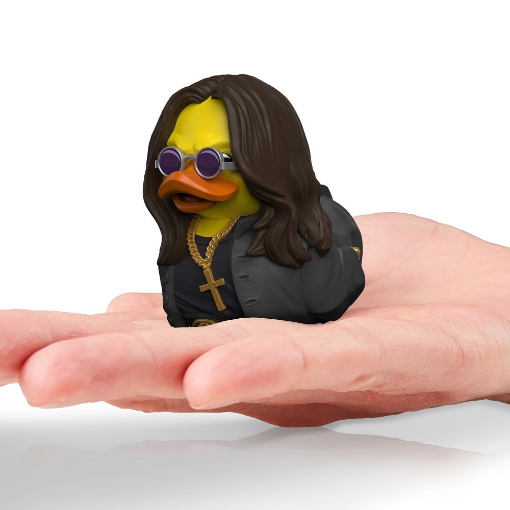 Numskull - Mini TUBBZ Canard de bain - Ozzy Osbourne (Édition baignoire) - 8cm - flash vidéo