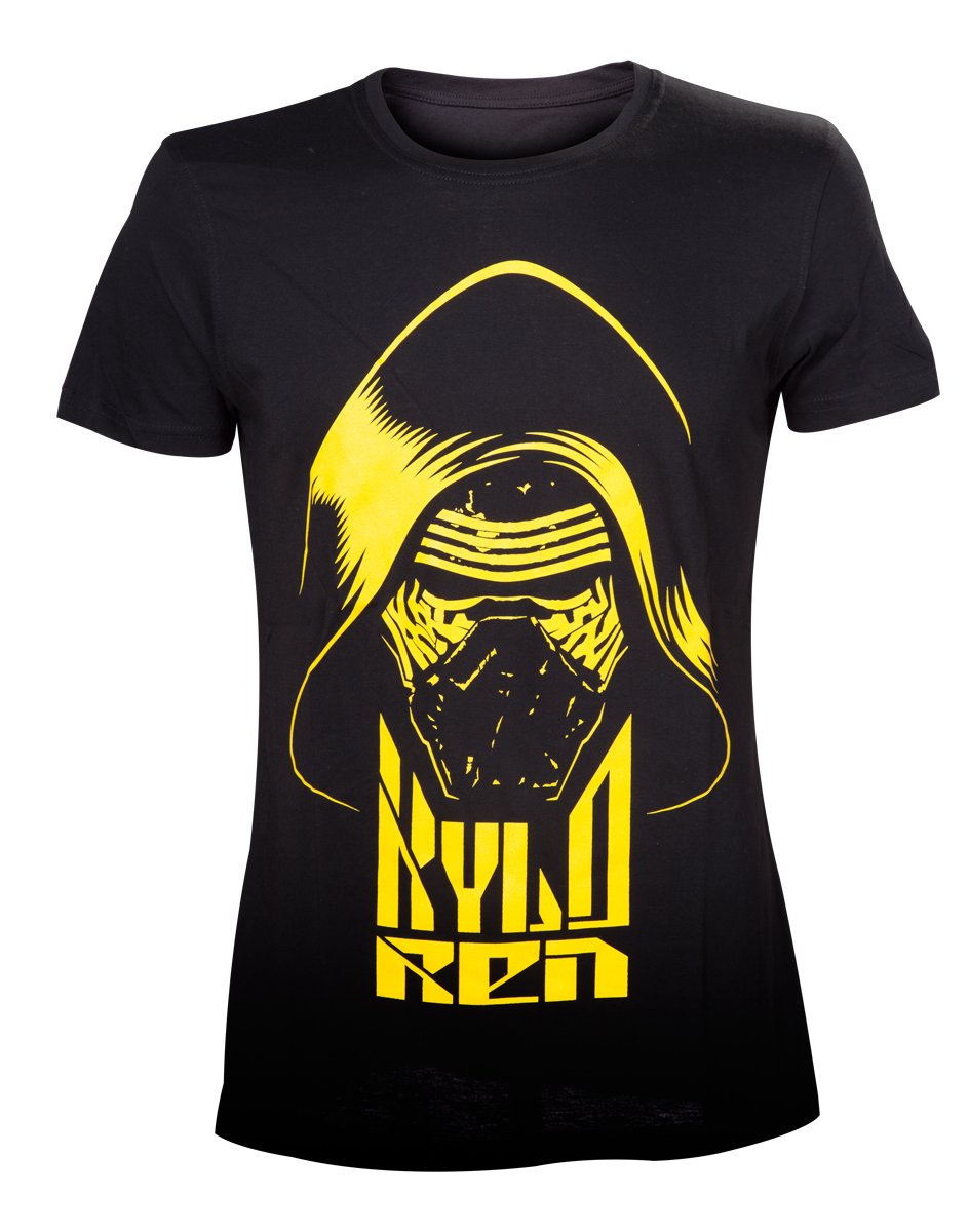 Star Wars - Kylo Ren Yellow Print T-Shirt - S - flash vidéo