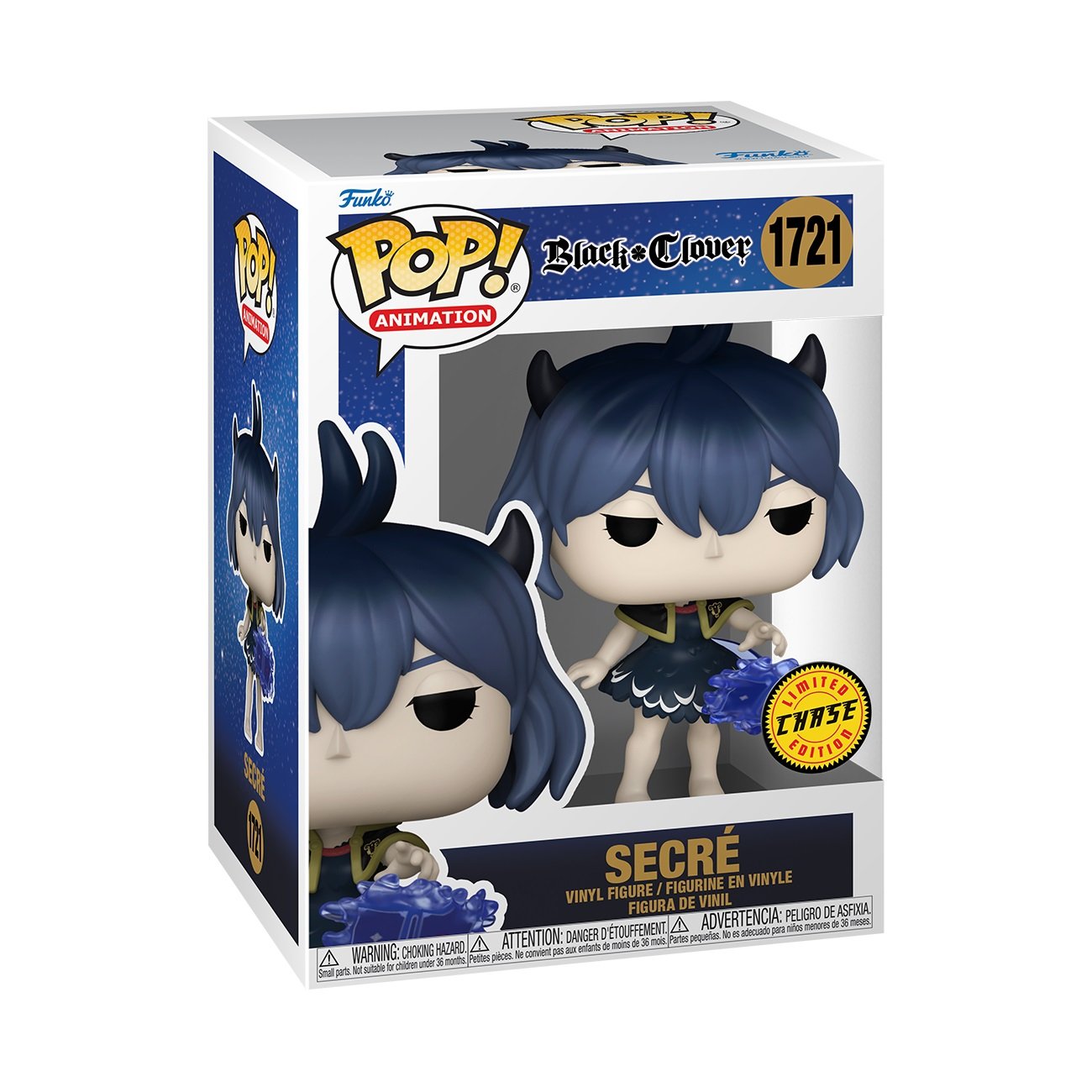 Funko Pop! Animation: Black Clover - Secré (Chance of Speical Chase Edition) - flash vidéo